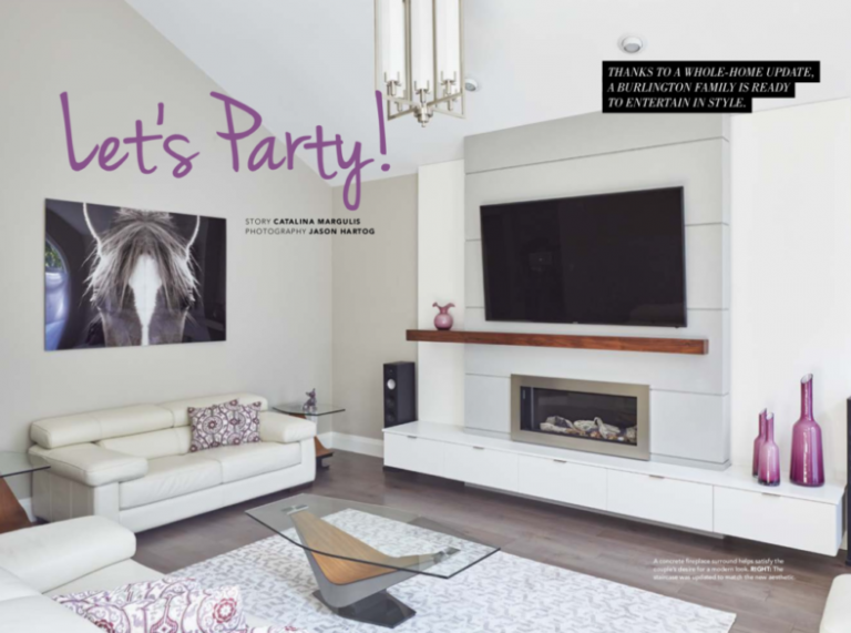 Magazine Featured Fireplace Anthony Concrete Design