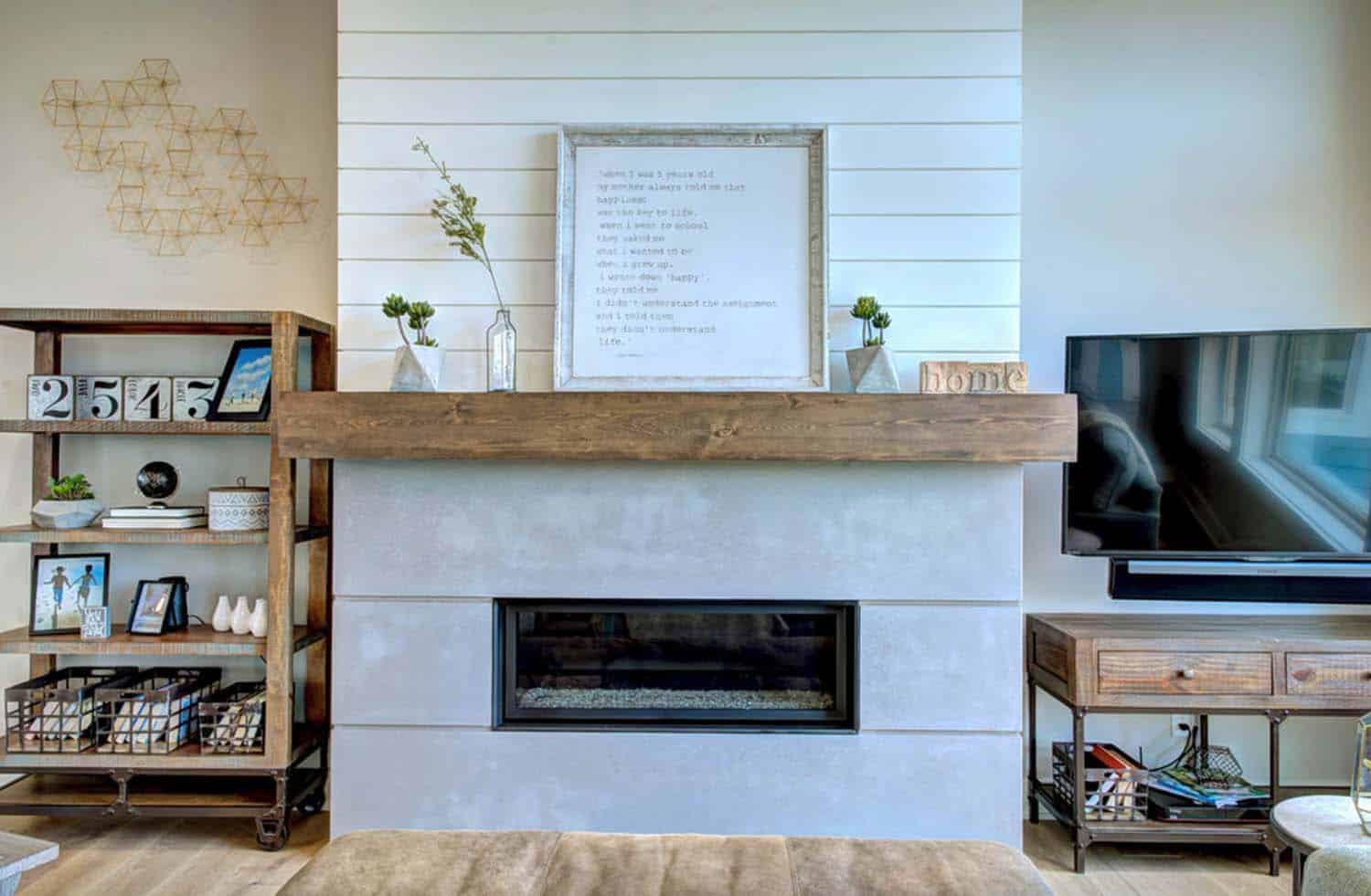 Concrete & Modern Farmhouse Blog Concrete Fireplace Surround - Anthony Concrete Design