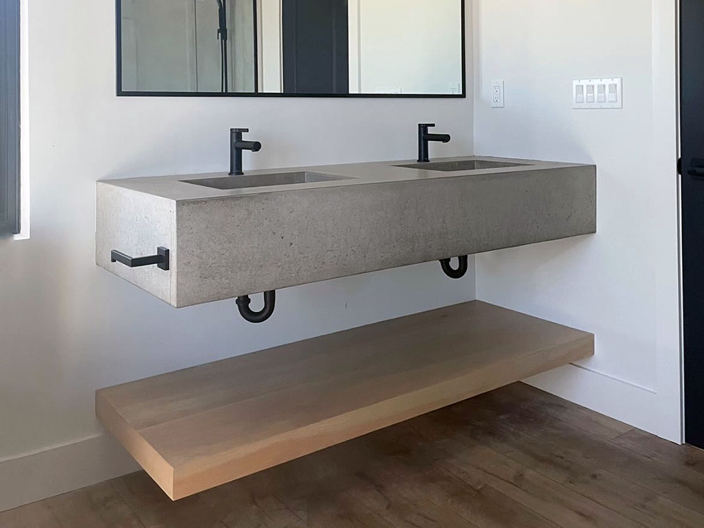 bathroom concrete vanities